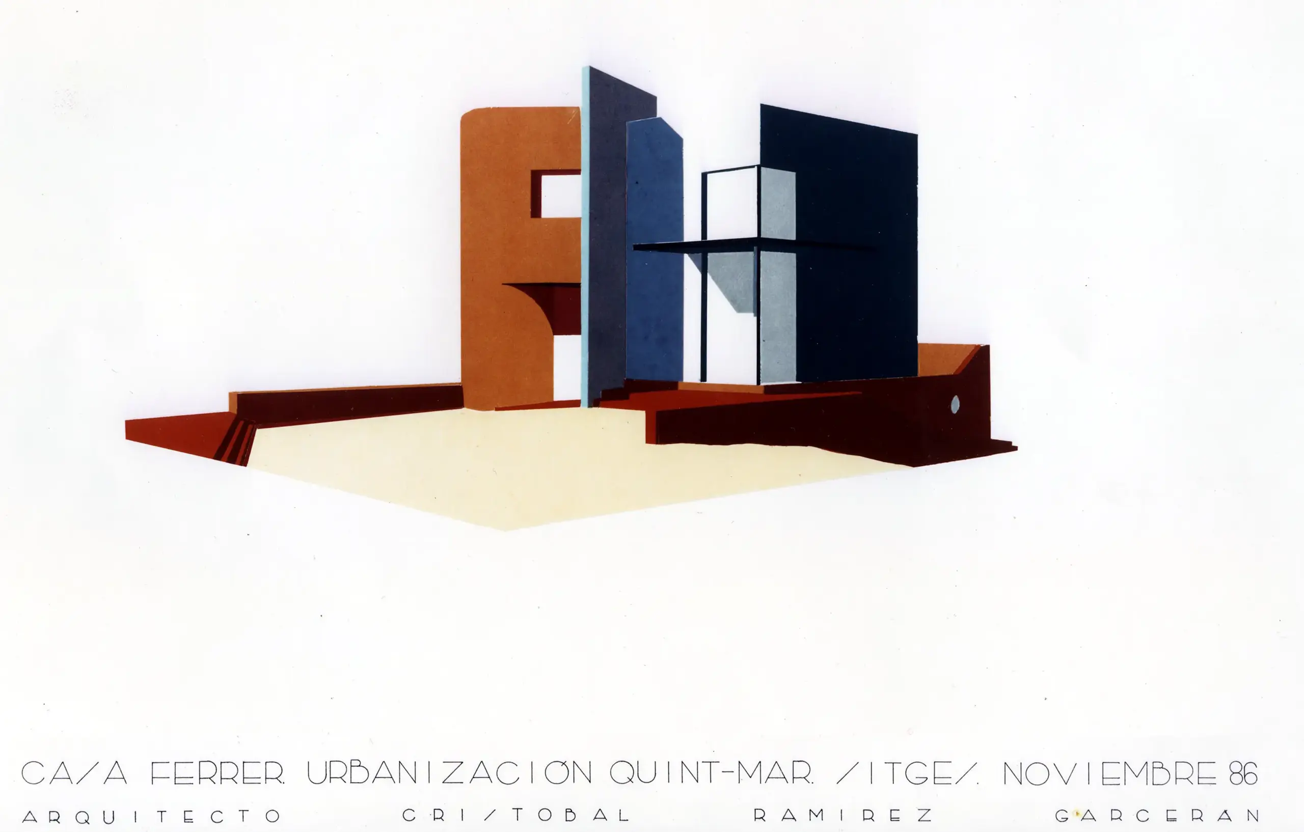Vivienda Unifamiliar Aislada en Sitges. 1986, imagen 1