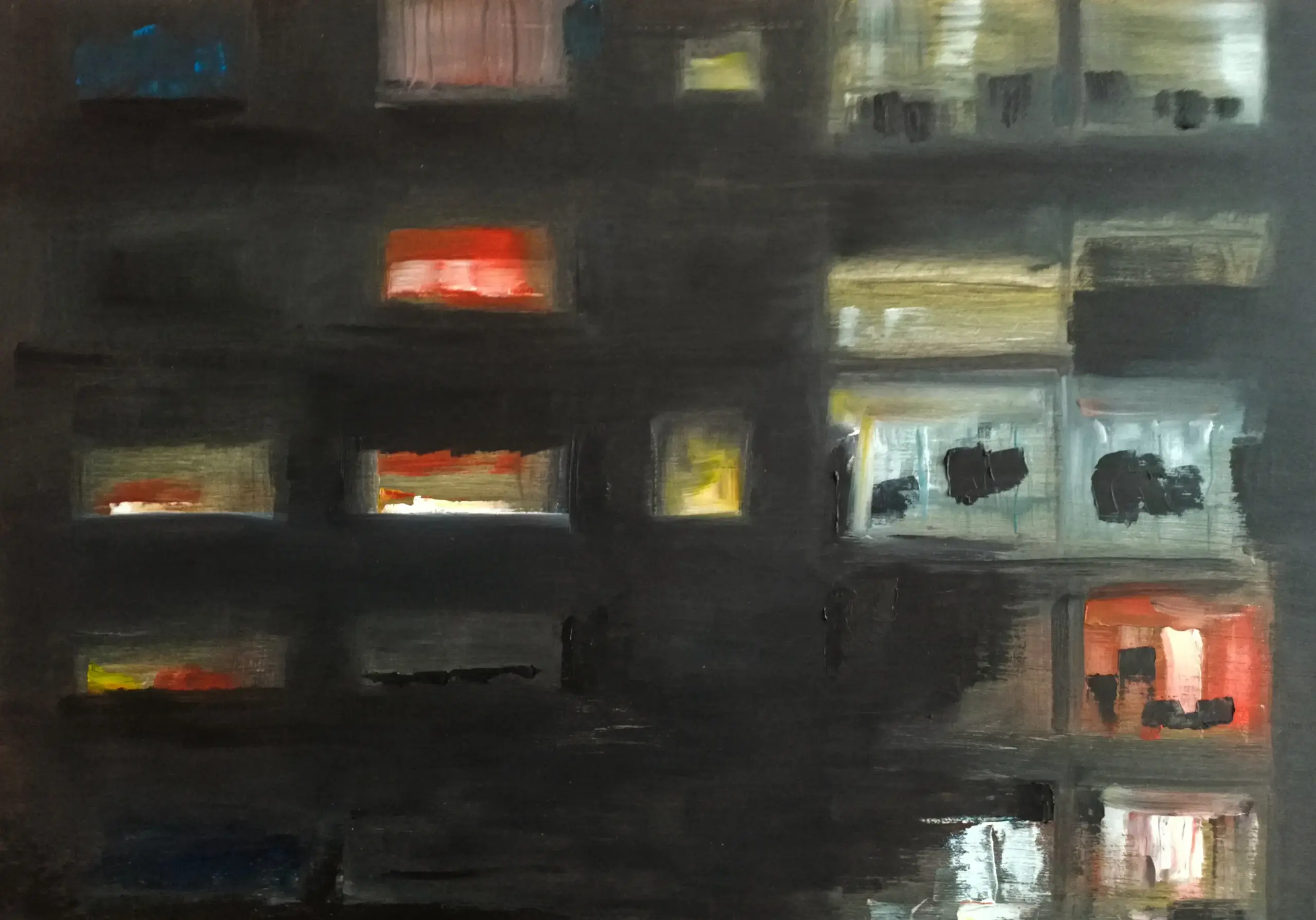 Paisaje nocturno II. 2024